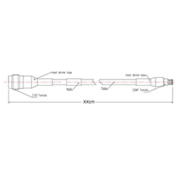 HS-2.92mmF To SMPMF With HSA22 Cable XXcm (40G)